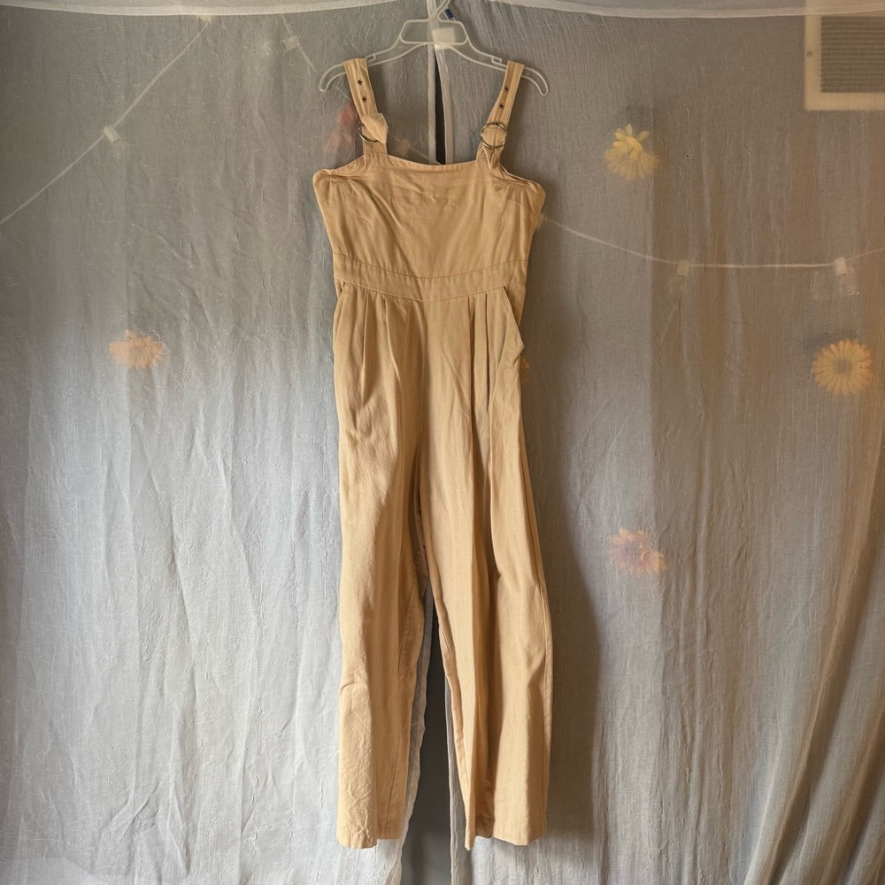 Japna Beige Jumpsuit